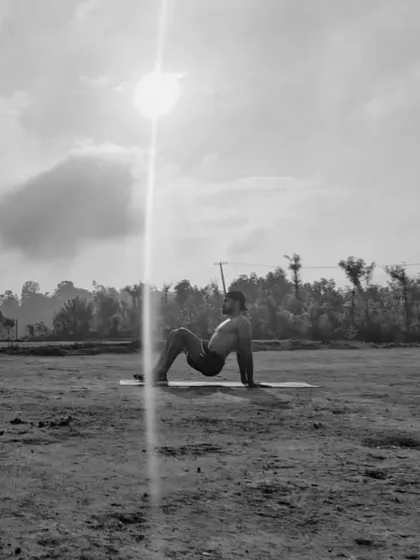 What matters is putting in the work even when no one is watching. An early morning workout in the fields of my plantation, with the sun as my spotlight.