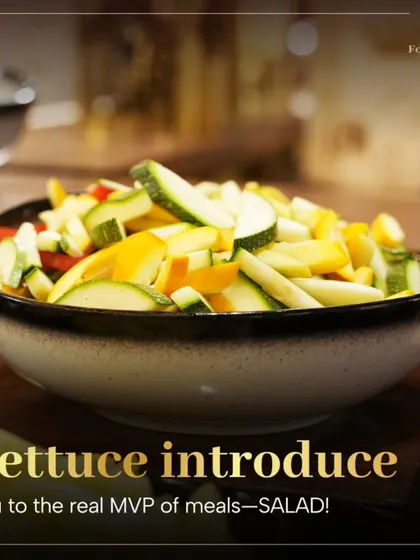 Lettuce introduce you to the real MVP of meals: the salad! I create fresh, crunchy, and colorful salads that are both healthy and delicious, perfect as a light bite or a guilt-free treat.