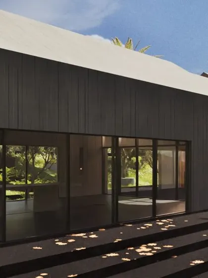 This series of renders explores the artist's residence, inspired by traditional Indian courtyard homes ('thotti mane'). The design features a concrete shell, an open-to-sky courtyard, and an agarbatti niche, fusing modern form with sensory, traditional details that connect the space to both culture and nature.