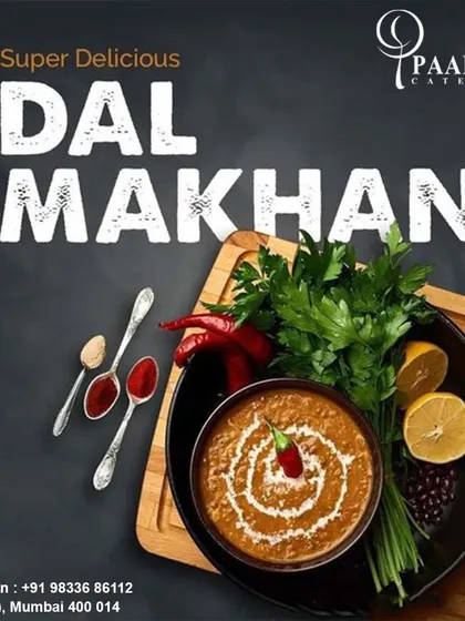 A staple of North Indian cuisine, our Dal Makhani is slow-cooked for hours to achieve its signature creamy texture. Made with black lentils and kidney beans, it's a rich and hearty dish perfect for any celebration.