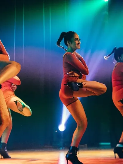The magic of movement and expression, beautifully captured during one of our stage performances.