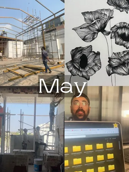 A recap of May, filled with factory construction, site work, and late-night design sessions.