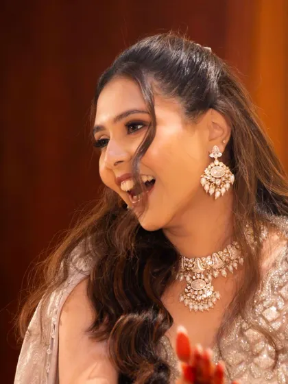 That uninhibited laugh is what it's all about. My makeup is designed to be life-proof, staying fresh and flawless through every smile, tear, and dance, so you can live in the moment without a single worry.