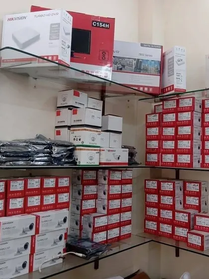 I maintain a full stock of Hikvision cameras, DVRs, and other equipment. Having inventory on hand means I can start your project quickly and have the right parts available for any service or repair job.