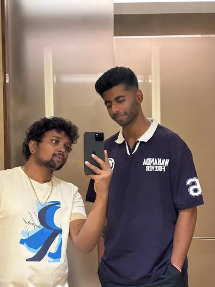 Another angle with Mayank Yadav.