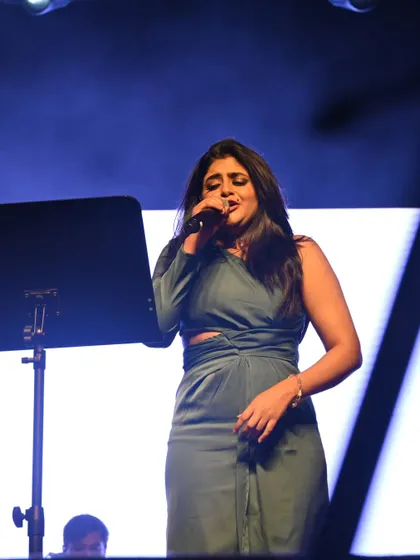 Lost in the melody during a soulful performance. These are the moments that truly define me as an artist.