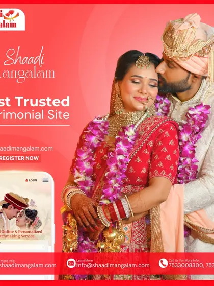 A tender moment between a newly married couple. As a trusted matrimonial site, we plan your shaadi with dedication and flair.