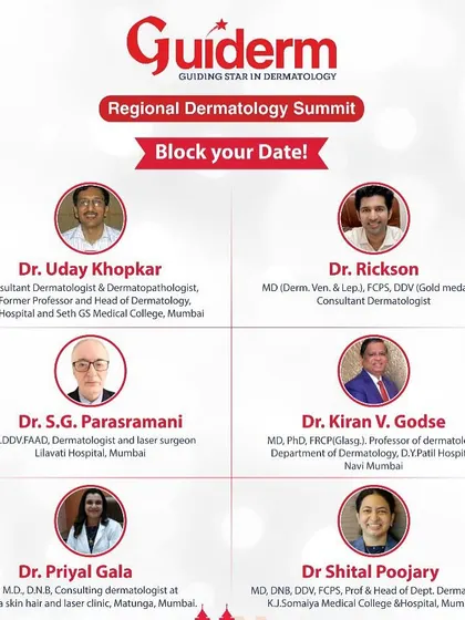 I was invited as a speaker and panelist for the Guiderm summit. These regional meetings are crucial for disseminating the latest clinical knowledge to a broad audience of dermatologists.