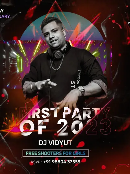 Kicking off the new year with the first party of 2023. I'm often booked for these key dates to ensure the celebration starts with maximum energy.