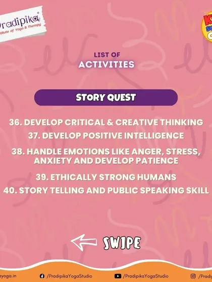 Our 'Story Quest' module is designed to build strong communicators and thinkers. Through storytelling and public speaking exercises, we help children develop critical thinking, emotional intelligence, and self-confidence.