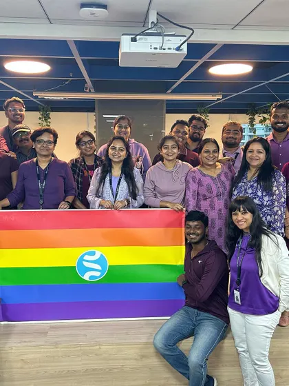 This collection of photos and an animated video celebrates Pride Month at Solutionec. We showcase our decorated office and team members, reinforcing our commitment to creating a safe, welcoming, and inclusive environment where everyone can be their authentic self.