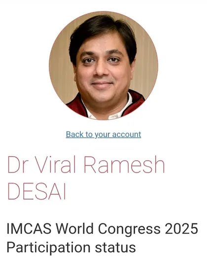 My participation status for the IMCAS World Congress 2025 is confirmed. For my 12th year as a faculty member, I am ready to contribute to another successful and educational event.