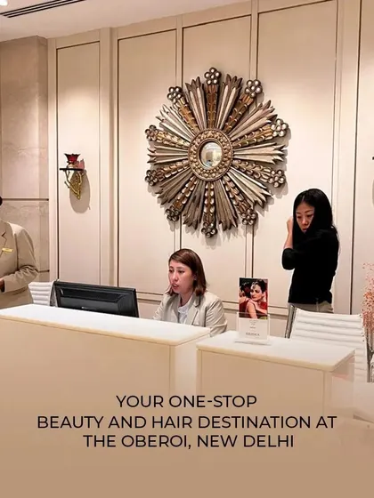 My salon is your one-stop destination for all beauty and hair needs. The reception area is where our highly skilled team begins to curate your personalized journey, from advanced skincare to trendy haircuts.