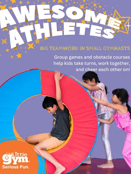 A series of posters for our "Awesome Athletes" theme. Grade schoolers are shown tackling challenges with a positive mindset, learning that it's not about being the best, but trying your best.