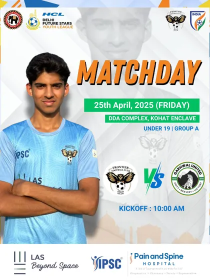A big game tomorrow for our U-19s against Garhwal United in the HCL Delhi Future Stars Youth League.