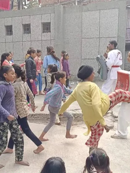 We are committed to empowering girls with the skills to feel safe and confident. This is a moment from our self-defense training camp, where we teach practical techniques for real-world situations.