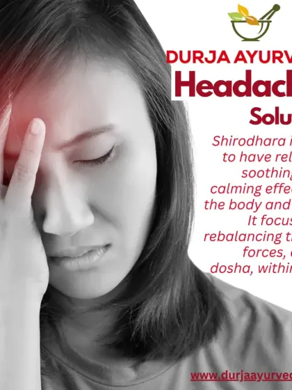 If you suffer from headaches, Shirodhara offers a natural and effective solution. This calming therapy focuses on rebalancing the body's life forces, or doshas, to soothe the mind and relieve tension.
