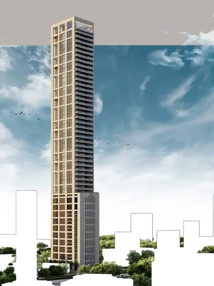 Our luxury destination in Worli rises over 200 meters, a graceful structure of simple vertical and horizontal lines. The design creates a minimalistic yet sublime rhythm that exudes timeless sophistication against the city skyline.