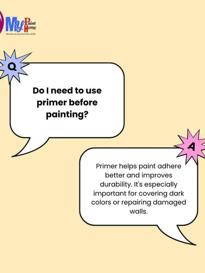 Think of primer as the foundation for your paint job. It ensures the final color looks true and vibrant, and it helps protect your walls.