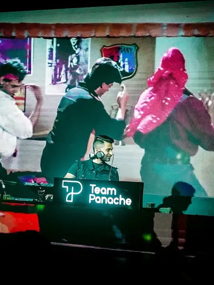 My Chayageet Night is a special retro event where I mix classic Bollywood visuals, like this scene from 'Andaz Apna Apna', with the music. It's a full audio-visual trip down memory lane.
