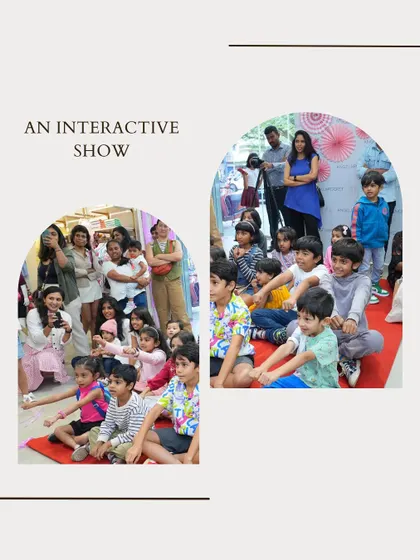 Another angle of the kids completely hooked during my performance. Keeping their attention is a magic trick in itself, and it's one I've perfected over the years.