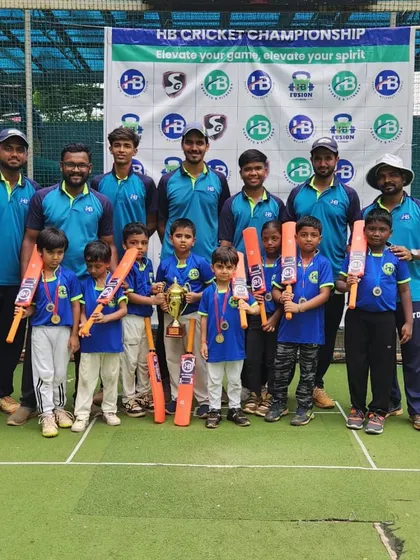 Another group of our junior champions celebrating their success. We focus on building a winning mindset from an early age, backed by disciplined training and strong team spirit.