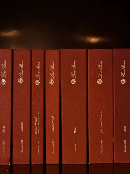 Our collection includes an extensive range from Loro Piana, an Italian mill famous for its exquisite wool and cashmere fabrics.