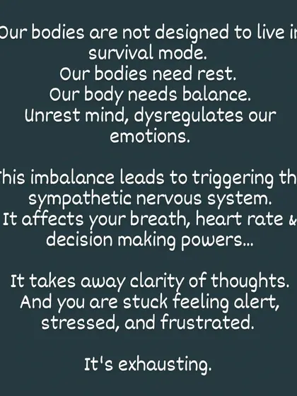 Our bodies are not designed to live in constant survival mode. The first thing you'll notice from a regular yoga practice is a sense of relaxation. This relaxed state defogs the mind and brings you a little closer to your inner self.