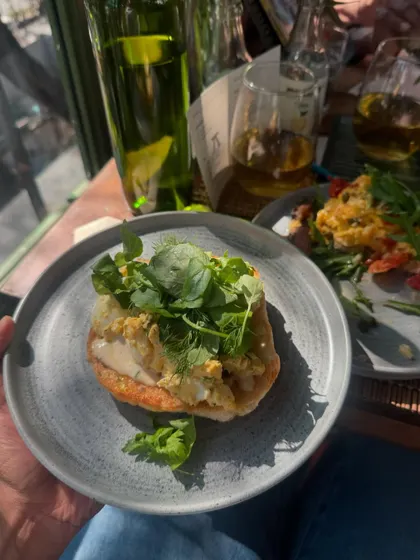 Breakfast with some sunshine and my sonshine. I don't go out for breakfast often, but when I do, I want it to be slow and nourishing. This pop-up hit all the right spots.