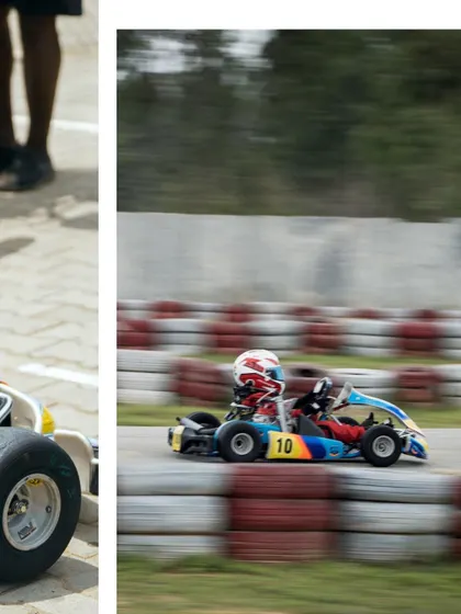 A collage of our micro-max driver at the National Championship.