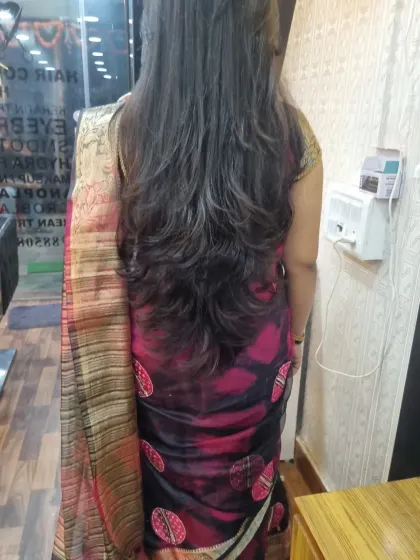 A gallery of finished haircuts, showing the beautiful layers and shape from the back. You can see the volume and texture each cut creates.