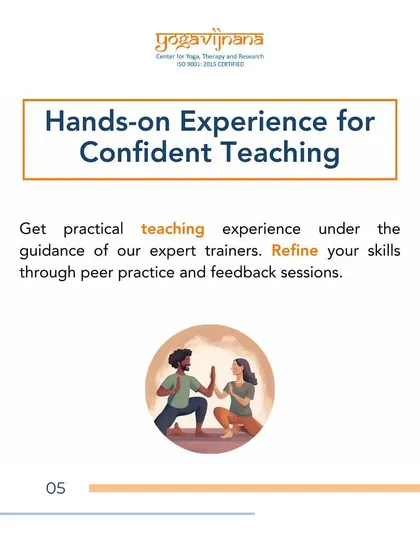 We focus on providing hands-on experience to build your teaching confidence. The course includes practical teaching sessions with peer feedback, all under the guidance of our expert trainers, to help you refine your instructional skills.