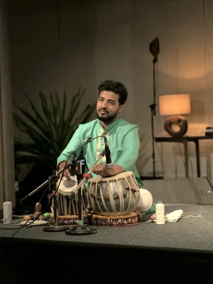 Another shot from the intimate concert setting in Hyderabad.