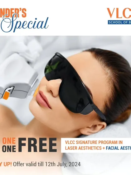 An example of a "Buy One Get One Free" offer on our signature programs in Laser Aesthetics and Facial Aesthetics, providing exceptional value to our students.