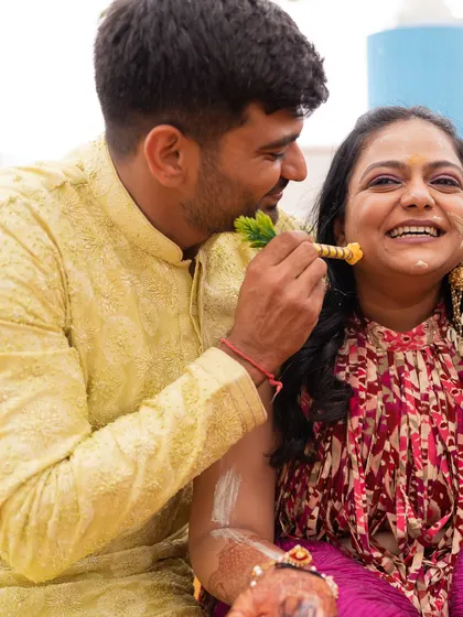A lookbook for the brother of the bride, who was a dream to style, embracing different Indian textiles and color palettes for each event.