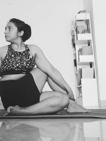 Finding stillness in the twist and reflecting on the journey.