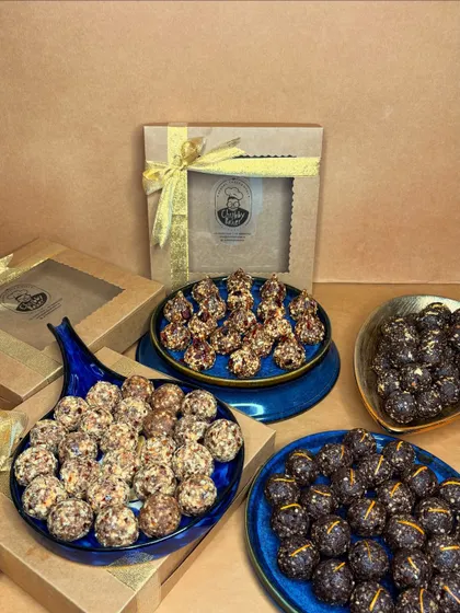 Healthy can be delicious, and these vegan energy balls are proof. Made for Ganesh Chaturthi but perfect for any time, they use Medjool dates and fine Belgian chocolate, with no added sugar.