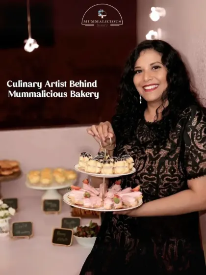 Meet the heart behind the bakery! I'm the culinary artist who personally designs and oversees every creation, ensuring each order is made with love, passion, and a little bit of home-baked magic.