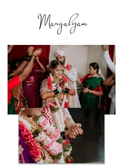 Duplicate of image 165, capturing the 'Mangalyam' ceremony.