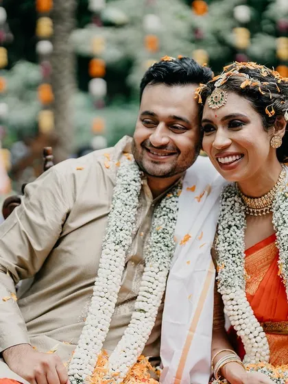The pure happiness of a newly married couple, captured during their wedding ceremony. We create the backdrop for these priceless memories.
