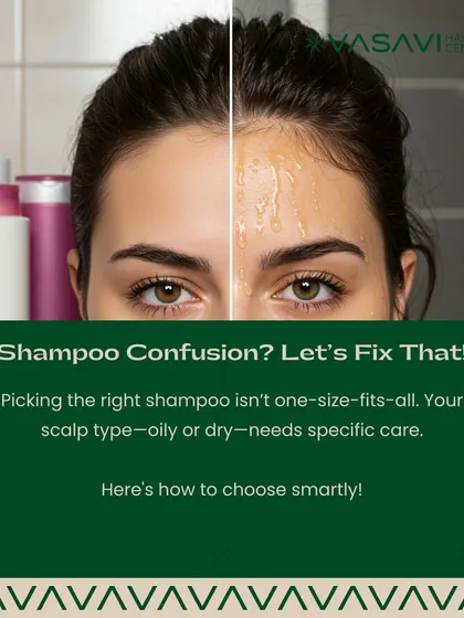 Choosing the right shampoo can be confusing. The most important factor is your scalp type, not your hair type. This guide helps you determine if your scalp is oily or dry so you can select a product that provides the specific care you need.