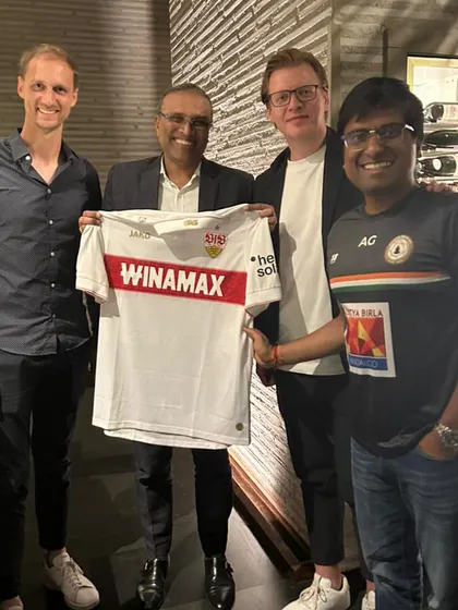 A memorable dinner in Mumbai with Mr. Satish Pai, MD of Hindalco Industries, and our partners from VfB Stuttgart. We are proud to have the backing of such esteemed leaders who share our vision.
