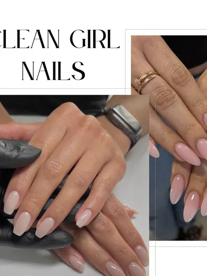 This is the essence of the "clean girl" nail aesthetic. A soft, milky pink in a solid application gives a polished and put-together look that's always in style.