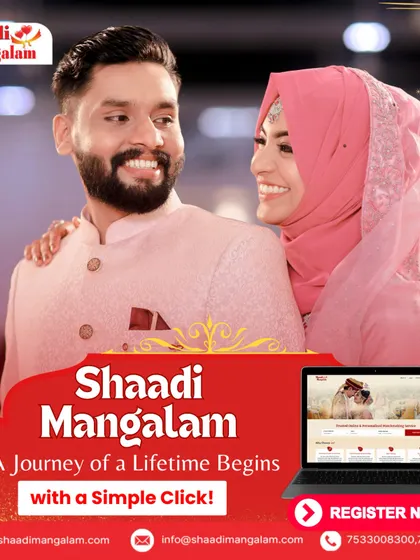 A journey of a lifetime begins with a simple click. This Muslim couple's happy union is a beautiful example of the diverse communities we proudly serve.