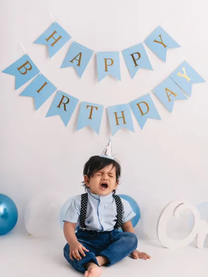 Sometimes a good cry is part of the day! These photos are just as important for remembering the full range of emotions at this age.