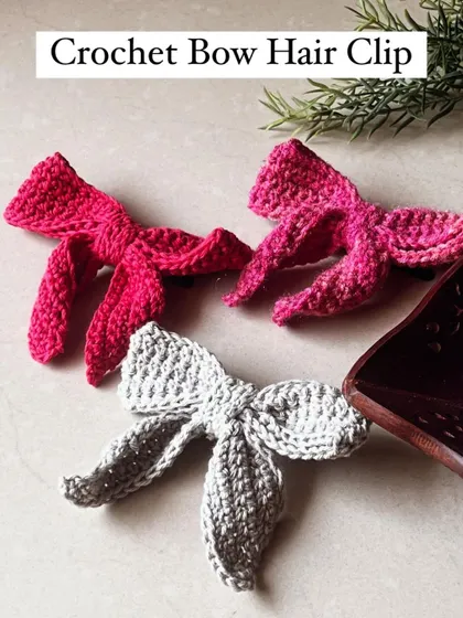 More bow hair clips! The pink and grey ones are some of my most popular colors.