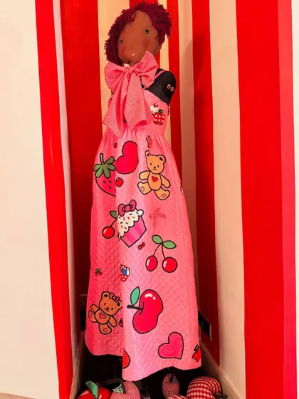 A fun, whimsical dress from the Pero x Hello Kitty collaboration. It's amazing to see how brands can turn a collection into a memorable experience.