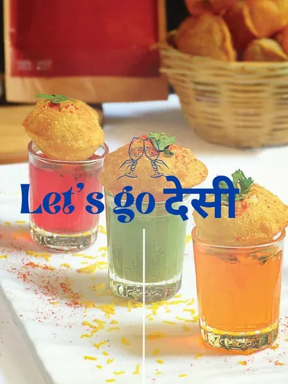 Let's go desi! We bring the fun of Indian street food to your bar with our colorful and delicious Pani Puri shots. It's a guaranteed crowd-pleaser that adds a playful element to any event.