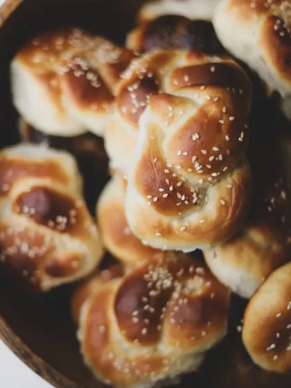 A bowl full of beautiful, golden-brown bread rolls, a satisfying result of our hands-on baking classes.