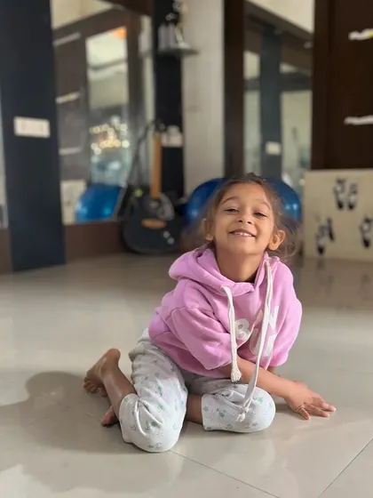 A happy student takes a break during a kids' dance class. It's important to me that children enjoy their time while learning.